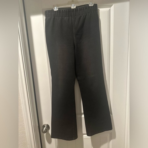 Soft Surroundings Denim - Soft Surroundings Jeans Black Elastic Waistband Summer Spring Casual Size medium